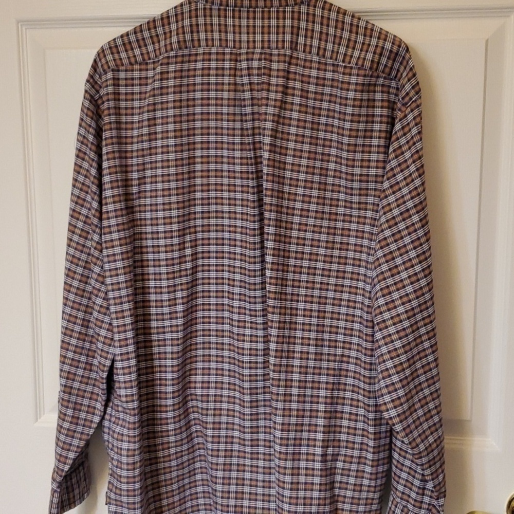 Daniel Cremieux classic fit blue plaid button down Size large - Picture 8 of 10